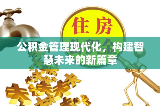 弥陀公积金管理现代化，构建智慧未来的新篇章